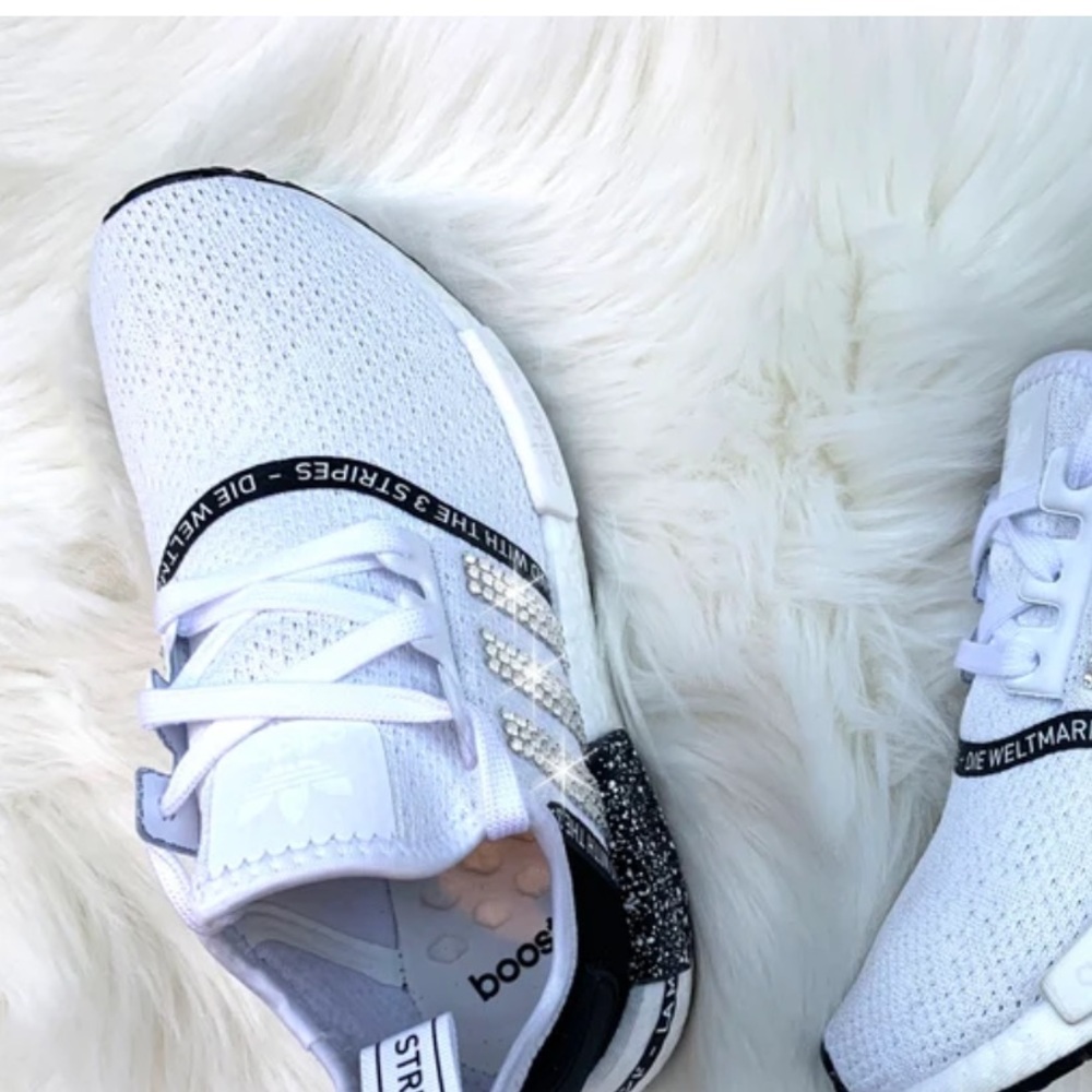 Adidas Originals NMD R1 White Sneakers
